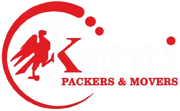 karni packers and movers logo white